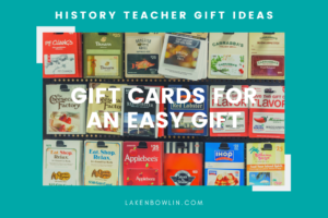 gift ideas for history teachers